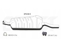 ERNST 275040 Center Silencer for BMW 3 Coupe E46 3 Sedan E46 3 Touring