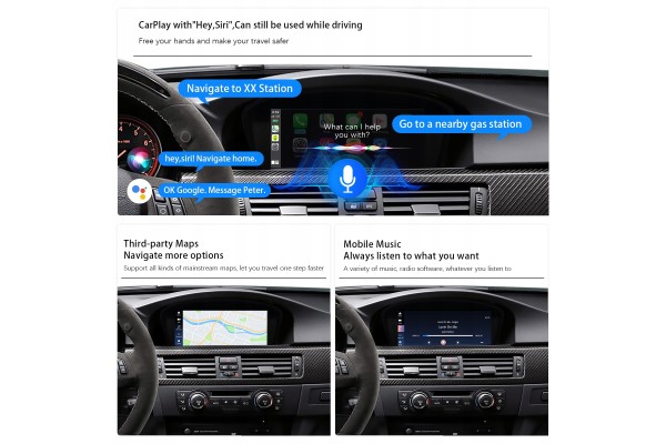 Radio multimedia Linux 8.9 para BMW E60 E90 CCC con Android Auto y Car