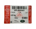 Rubber wiper mats Range Rover Sport L494 VPLWS0190 GENUINE Part manufacturer Land Rover OE