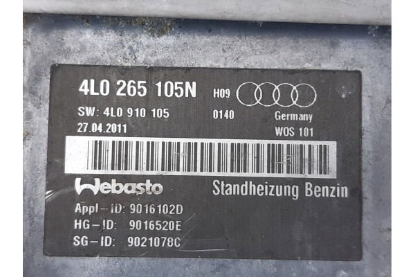 AUDI Q7 4L LIFT 3 0 TFSI WEBASTO 4L0265105N 4L0910105 Version European