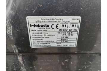 WEBASTO 7L0819008F Calefacción estacionaria Porsche Cayenne S I 7L 4.