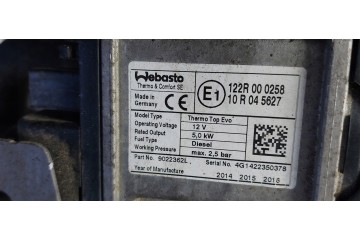 MERCEDES W176 W246 WEBASTO A2465001600 Car type passenger cars