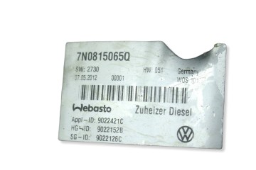 Calefacción estacionaria (Webasto) Seat Alhambra II 7N (Mk2) 7N081506