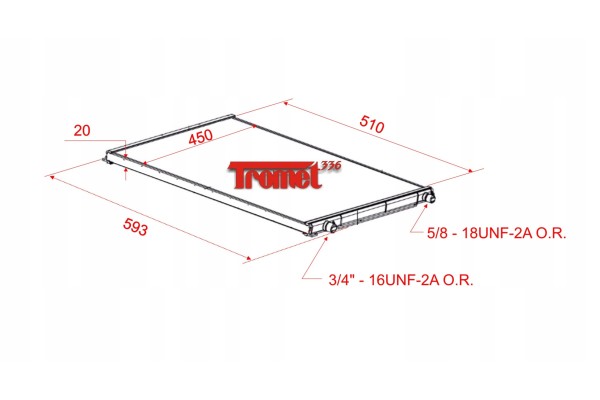 CARRIER VIENTO 300 350 Air conditioning condenser STRONGER THAN THE ORIGINAL NEW Kind Cooler