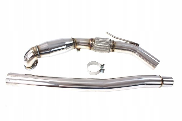Downpipe Audi A3 S3 VW Golf R VII 2 0TFSI KAT Quality of parts according to GVO Z replacement