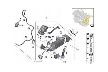 EXHAUST GAS COOLER EGR AGR BMW 3 0 DIESEL B57 AND B57S 11718570655