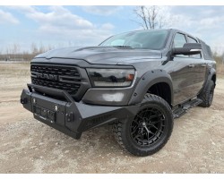 DODGE RAM 1500 2019 2024 LAMPS ASYMMETRIC SMOKED GLASS LAMP
