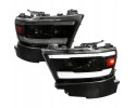 DODGE RAM 1500 2019 2024 LAMPS ASYMMETRIC SMOKED GLASS LAMP Catalog number of the part H DG173