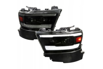 DODGE RAM 1500 2019 2024 LAMPS ASYMMETRIC SMOKED GLASS LAMP Catalog number of the part H DG173