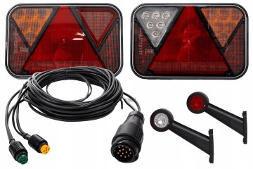 Trailer Light Kit LED Rear Lamps LED Marker Lamps 5 5m Beam