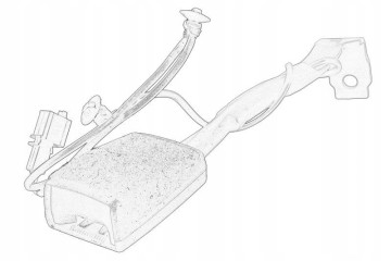 Safety belt lock VW CADDY IV CAD OE VW 2K5 857 755QVZ