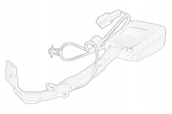 Safety belt lock VW CADDY IV CAD OE VW 2K5 857 755QVZ Part manufacturer Volkswagen OE