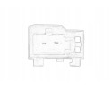 Safety belt lock VW CADDY IV CAD OE VW 2K5 857 755QVZ Catalog number of the part GTV_2K5857755QVZ