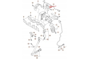 Kit de Reparación del Actuador del Turbo VW POLO 6R MK5 03L198716R
