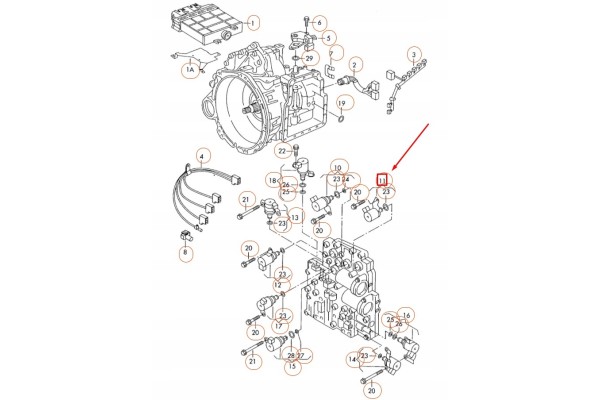 OE VAG 09A927331A VALVE GEARBOX VW GOLF 98 06 Catalog number of the original 09A927331A