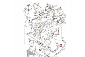 OE VAG 076121065A RADIATOR HOSE VW CRAFTER 2 5 TDI 06 Car type undefined