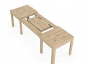 FOLDING TABLE Rail Furniture Maxim 140 to 240 cm on Wenge guides Packaging status original