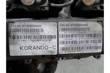 Motor SsangYong 2.0 XDI D20DT 671950 para Actyon 2, Kyron, Korando