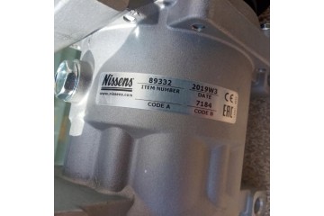 NISSENS 89332 COMPRESSOR AIR CONDITIONING COMPRESSOR NEW NISSENS WARSAW Catalog number of the original MERCEDES BENZ 2763000Q0D 