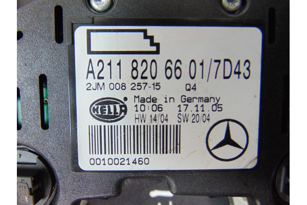 A2118206601 LUZ INTERIOR MERCEDES-BENZ CLASE E (BM 211) BERLINA