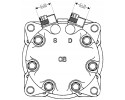 Universal Air Conditioning Compressor Type SANDEN 7H15 8016 Quality of parts according to GVO P replacement with original qualit