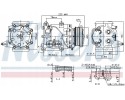 COMPRESSOR AIR CONDITIONING COMPRESSOR 89365 NISSENS Product weight with unit packaging 11 kg