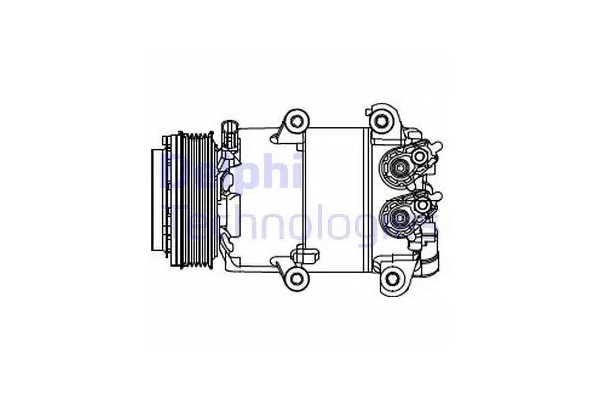 COMPRESSOR AIR CONDITIONING COMPRESSOR CS20466 DELPHI Packaging status original