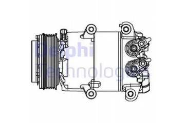 COMPRESSOR AIR CONDITIONING COMPRESSOR CS20466 DELPHI Packaging status original