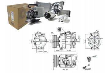 Nissens 890025 Compressor air conditioning Car type passenger cars