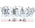 COMPRESSOR AIR CONDITIONING COMPRESSOR 890913 NISSENS Catalog number of substitutes Airstal 10 0996 AKS DASIS 851826N ALANKO 105