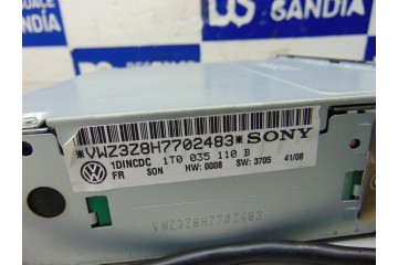 1T0035110B SISTEMA AUDIO / RADIO CD VOLKSWAGEN TOURAN (1T2)
