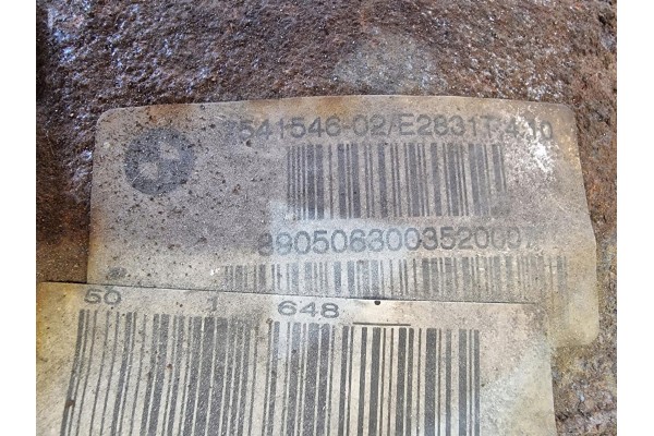 BMW 525XI N52 BRIDGE REAR DIFFERENTIAL 4 10 7541546 Catalog number of the part 7541546