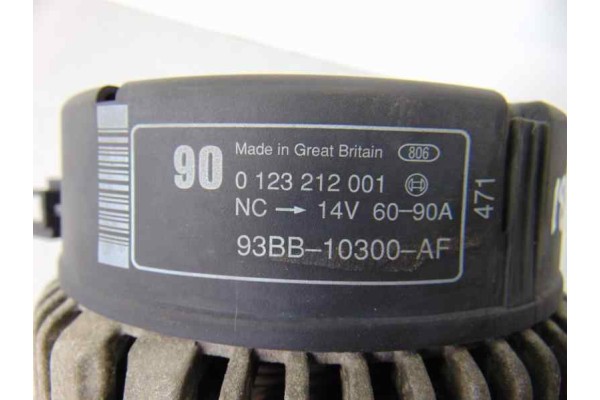 93BB-10300-AF ALTERNADOR FORD MONDEO FD BERL./TURNIER CLX Berlina 1994 93BB-10300-AF 188671 FORD - 6