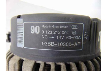 93BB-10300-AF ALTERNADOR FORD MONDEO FD BERL./TURNIER CLX Berlina 1994 93BB-10300-AF 188671 FORD - 6