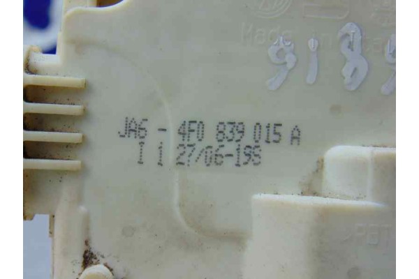 4F0839015A  CERRADURA PUERTA TRASERA IZQUIERDA AUDI A6 AVANT (4F5) 3.0 TDI Quattro (171kW) 2006 4F0839015A 176816 AUDI - 4