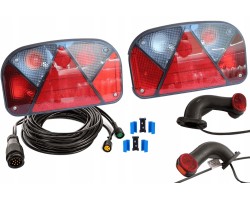 Set of lights for trailer ASPOCK Rear lamps marker beam 8m 13PIN