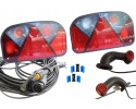 Set of lights for trailer ASPOCK Rear lamps marker beam 8m 13PIN Part manufacturer Mantes