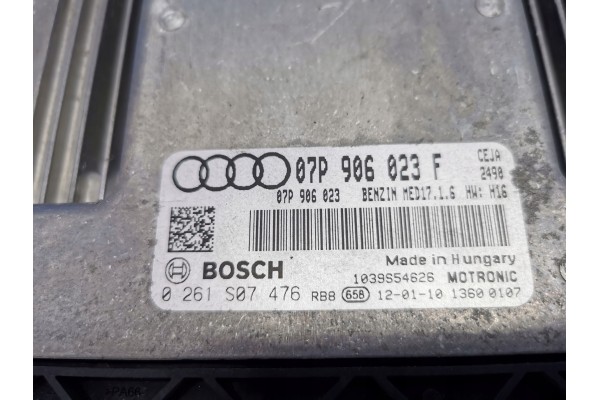 AUDI A8 D4 W12 6 3 FSI ENGINE COMPUTER 07P906023F Engine type petrol