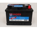 Car Battery Hagen 12V 70Ah 700A EFB Factory Shop Exide
