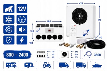 COMPRESSOR PARKING AIR CONDITIONING AISBERG 12V Packaging status original