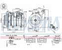 COMPRESSOR AIR CONDITIONING COMPRESSOR 89312 NISSENS Car type passenger cars