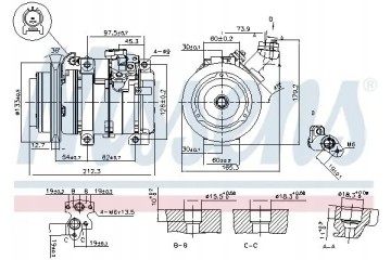 COMPRESSOR AIR CONDITIONING COMPRESSOR 89312 NISSENS Car type passenger cars