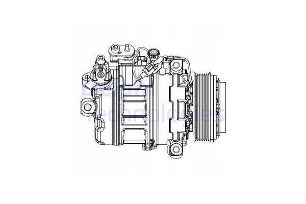 Compressor air conditioning compressor DELPHI CS20547 Part manufacturer Delphi