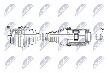 NTY NPW BM 179 Driveshaft Part manufacturer NTY