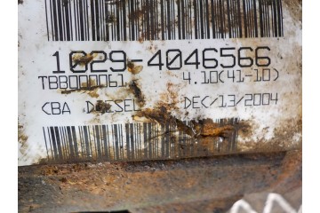 LAND ROVER L322 3 0 D 0RG DIFFERENTIAL BRIDGE 4 10 TBB000061 Engine type diesel