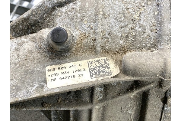 REAR DIFFER BRIDGE AUDI A4 B9 0DB500043G 2 0 252HP Sedan Limousine Engine type gasoline