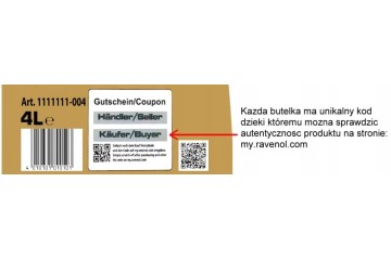 RAVENOL MTF 4 70W 4L Catalog number of the part 1221113 004