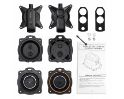 Complete Membran Repair Kit for Hiblow HP100 HP120 Air Pumps