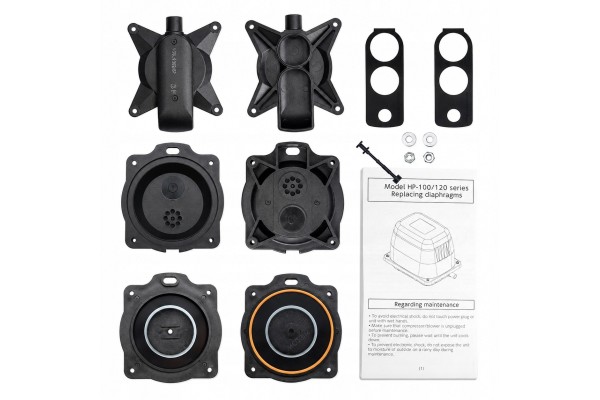 Complete Membran Repair Kit for Hiblow HP100 HP120 Air Pumps