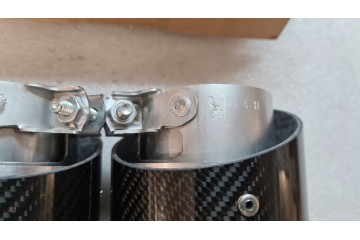 Cubierta de punta de escape BMW 5 G30 G31 G32 Carbono